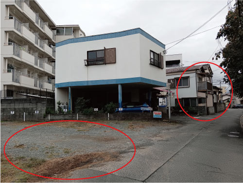 宿いしい専用駐車場はこちら